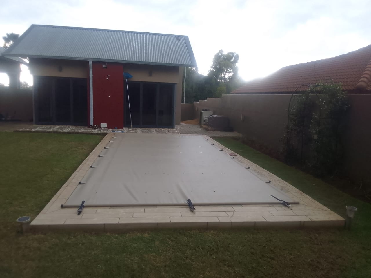 Brown Pool Cover Brown Pool Cover